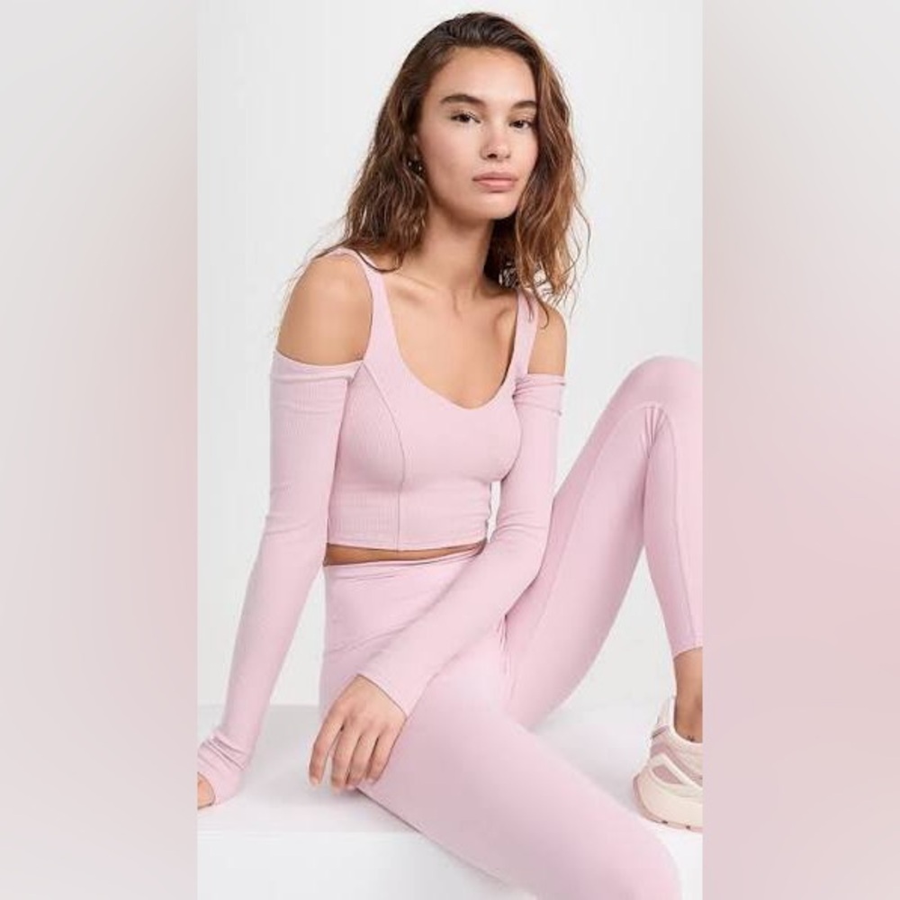 ALO Yoga Pink butterfly top